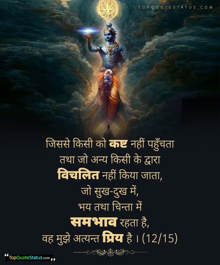 Bhagavad Gita Quotes in Hindi for Life
