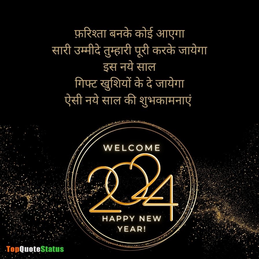 Happy New Year 2024 Quote Hindi
