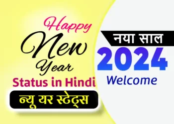 Happy New Year Status in Hindi 2024