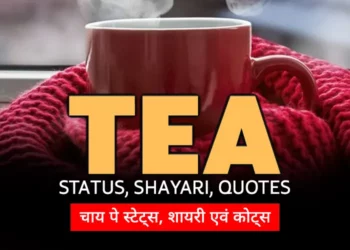 Tea Status in Hindi - Tea Shayari